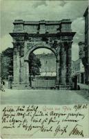1901 Pola, Pula; Porta Aurea / gate (EK)