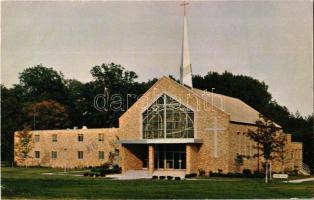 1976 Youngstown, Ohio; The Madonna of Csiksomlyo (Sumuleu Ciuc) / Csíksomlyói Mária tiszteletére erdélyi ferences testvérek által épített templom, kegyhely Amerikában (EK)