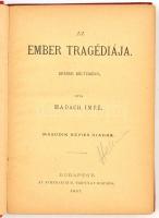 Madách Imre: Az ember tragédiája. Drámai költemény. Második népies kiadás. Bp.,1887, Athenaeum, 200 ...