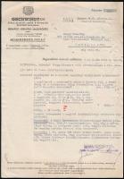 cca 1920-1948 Törley, Gschwindt, Pfeiffer italos számlák, fejléces levelek, 3 db