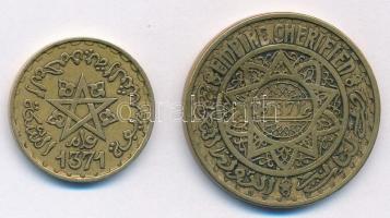 Marokkó 1952. 10Fr Al-Br + 50Fr Al-Br T:2-
Morocco 1952. 10 Francs Al-Br + 50 Francs Al-Br C:VF
Kr...