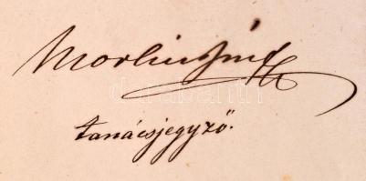 1868. október 27. Pest., váltó ügyvédi kinevezés Fodor Pál részére, a Magyar Királyi Váltó Feltörvén...