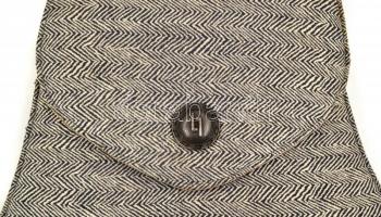 Dekoratív színházi táska, jó állapotban, 24×19 cm