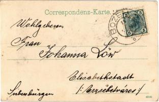 1905 Merano, Meran (Südtirol); general view, church (EK)