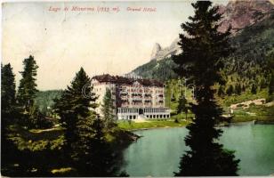 1909 Lago di Misurina, Lake Misurina; Grand Hotel Misurina