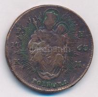 1763 PH-KM Poltura Cu "Mária Terézia" T:2-,3 Unger III.: 1270.c