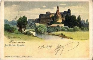 1899 Jindrichuv Hradec, Neuhaus; castle. s: K. Liebscher (EK)