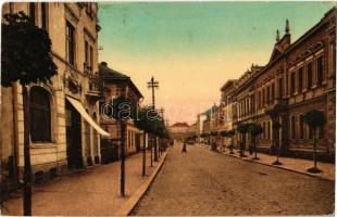 1913 Jaromer, Jermer; Husova ulica / street view. Josef Rejl (Rb)