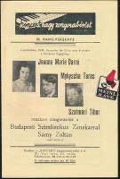 1935. december, Koncert nagy zongorabérlet III. hangversenye (Darré, Rubinstein, Dohnányi, stb.)