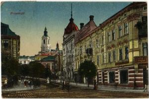 1916 Przemysl, street view, shops (EK)