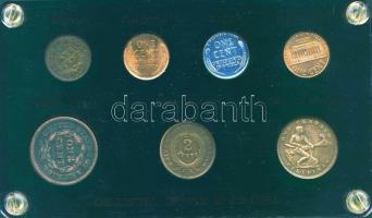 USA 1847-1967. 1c (6x) mind klf + 2c (1x) dekoratív, banki-kereskedői szettben! T:vegyes