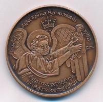 Fritz Mihály (1947- ) 1988. "MÉE-Székesfehérvár-Szt.István fejereklyetartó" Br emlékérem p...