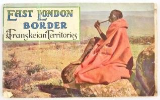 East London Border & Transkeian Territories. Johannesburg, 1935., S.A.R. & H., 103 p.+ 1 t. (Nagyméretű, kihajtható térkép, 48x30 cm.) Fekete-fehér fotókkal illusztrált. Angol nyelven. Kiadói papírkötés, kissé szakadt borítóval.