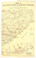 East London Border & Transkeian Territories. Johannesburg, 1935., S.A.R. & H., 103 p.+ 1 t. ...