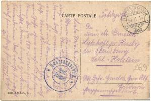 1916 Tournai, La Gare / railway station