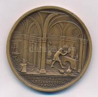 DN "HUNGAROKORR '76 pályázat dij" kétoldalas Br emlékérem (45mm) T:1- kis ph