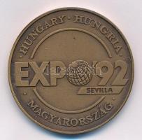 Lebó Ferenc (1960-) 1992. "Európában, Európáért / Magyarország - Sevilla Expo 1992" Br eml...