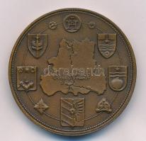 Lapis András (1942-) DN "Szeged / Szeged Tourist" kétoldalas Br emlékérem (42,5mm) T:2