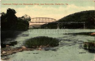 Berryville, Clarke County, Virginia; Castleman Bridge over Shenandoah River (EK)