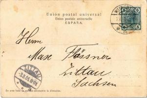 1905 Las Palmas, Vista de la Catedral y sus alrededores / cathedral (EK)