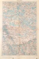 1914 Lemberg környékének katonai térképe, 1: 200 000, kiadja: K. u. k. Militärgeographisches Institut, 62×43 cm