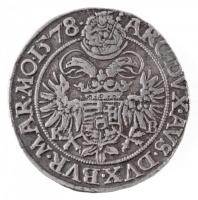 1578K-B 1/4T Ag "II. Miksa" (6,82g) T:2- ph., anyaghiba
Hungary 1578K-B 1/4 Thaler "...