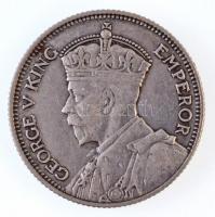 Fidzsi-szigetek 1934. 1Sh Ag V. György T:2,2- Fiji 1934. 1 Shilling Ag George V C:XF,VF Krause KM#4