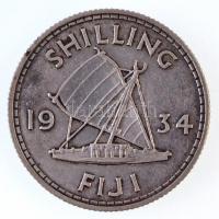 Fidzsi-szigetek 1934. 1Sh Ag "V. György" T:2,2-
Fiji 1934. 1 Shilling Ag "George V&q...