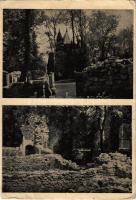 Budapest XIII. Margitszigeti romok, templomromok, zárdaromok, balról a sekrestye (EB)