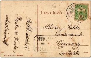 Soltvadkert, Solt-Vadkert; Evangélikus iskola, Kossuth szobor. Kis János kiadása 571. (W.L. ?) (fl)