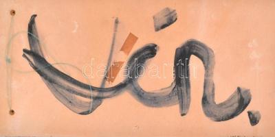 Vén Edit (1937-): Lány. Mázas kerámia,  jelzett a hátoldalán 37x19 cm