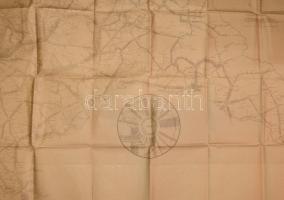 1942 Magyarország helyközi távbeszélő-hálózatának térképe, 1:400.000. Rajta a visszacsatolt területe...