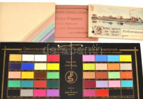 cca 1900-1954 Papíripari brosúrák (Elberfelder Papierfabrik, F. E. Epperlein, stb.), 5 db