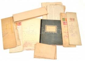 1929-1976 Schwarz Zsigmond és birtoktársa (Schwarz Ernesztin) I. ker. Ág. utca 5. sz. alatti bérnyaralójának iratai tervrajzai (Sturm Károly (4 db), Méhn Károly építőmesterek (2 db)), végrendelet (1943), Fővárosi Tanács V.B. véghatározatai, végzései, adásvételi, valamint a ház 1929-1943 közötti részletes kiadási jegyzéke.