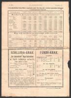 1892 Szt. - Lukácsfürdő balneológiai folyóirat V. évfolyam 3. szám, hiányos, ceruzás ráírásokkal
