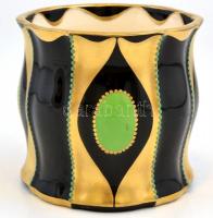 Ernst Wahliss Art deco porcelán kaspó. Serapis-Wahliss modell, 1911 Karl Klaus építész által terveze...
