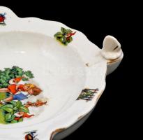 Epiag porcelán melegen tartó. Matricás, jelzett, kopásokkal d: 24 cm