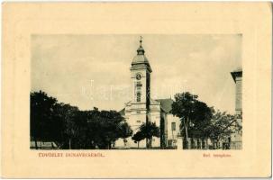 1908 Dunavecse, Református templom. Neumann Ignácz kiadása. W.L. Bp. 4897. (EK)