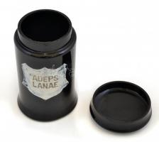 Fekete patikai üveg. Hibátlan 18 cm