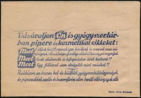 Szöllősi Jenő "Városház" gyógyszertára Makó receptboríték