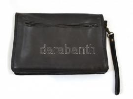 Férfi, bőr kézitáska 27x19 cm