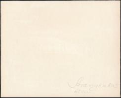 cca 1920-1930 Budapest, Tabán, Aranykakas utca, utcarészlet, fotó, felületén kis törésnyom, foltos, ...