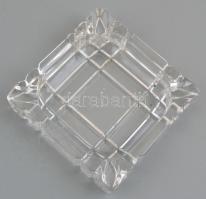 Ólomkristály hamutál 12x12 cm