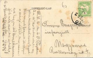 Pásztó, Római katolikus templom, kereszt. W.L. Bp. 959. Földes A. kiadása  (fl)