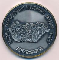1994. "A Magyar Katonai Térképeszet magalakulásának emlékére 1919-1994" kétoldalas ezüstpa...