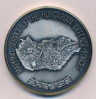 1994. "A Magyar Katonai Térképeszet magalakulásának emlékére 1919-1994" kétoldalas ezüstpa...