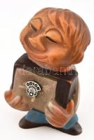 cca 1970 Régi Orion reklámfigura, műanyag, kopott, kissé viseltes állapotban, m: 11 cm