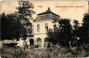 1912 Pilis, Beleznay grófi kastély végromjai (EK)