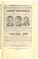 Bokor Péter: Mengele doktor nyomában. Bp., 1987, RTV - Minerva. Papírkötésben, volt könytári példány