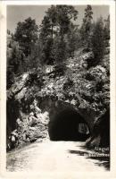 1941 Gyergyószentmiklós, Gheorgheni; Békás-szorosi alagút / Cheile Bicazului / gorge, tunnel. photo